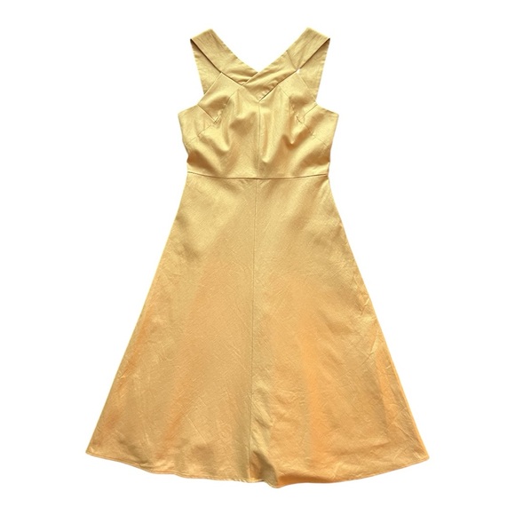 Banana Republic - Linen Blend Midi Dress - Size 2P - Picture 8 of 15